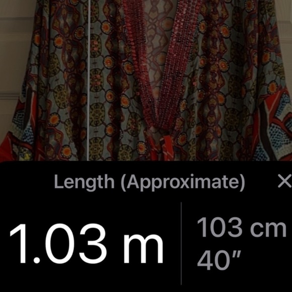 WOLF & BADGER BOHEMIAN KIMONO - Picture 8 of 11